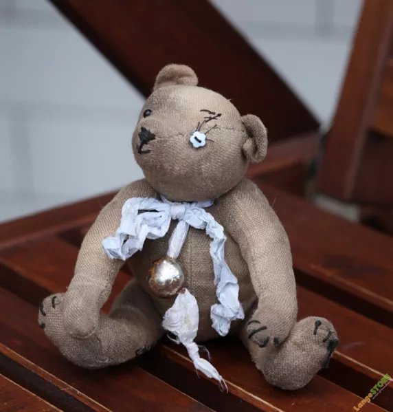 Мишка в винтажном стиле Цветочек., Текстильная Игрушка, Новороссийск, ручная работа, handmade